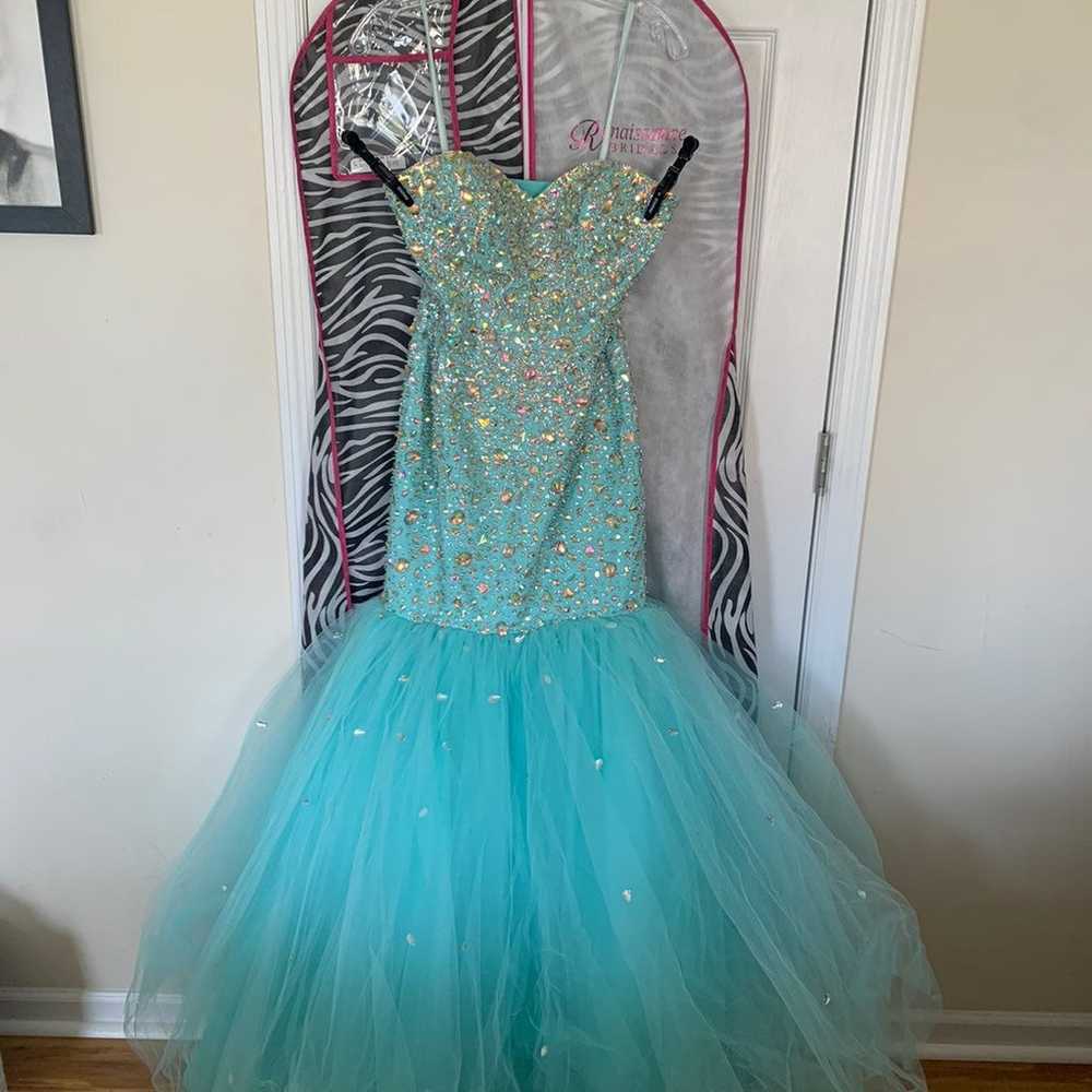 Size 4 Mermaid Prom Dress/ Pageant Dress - image 1