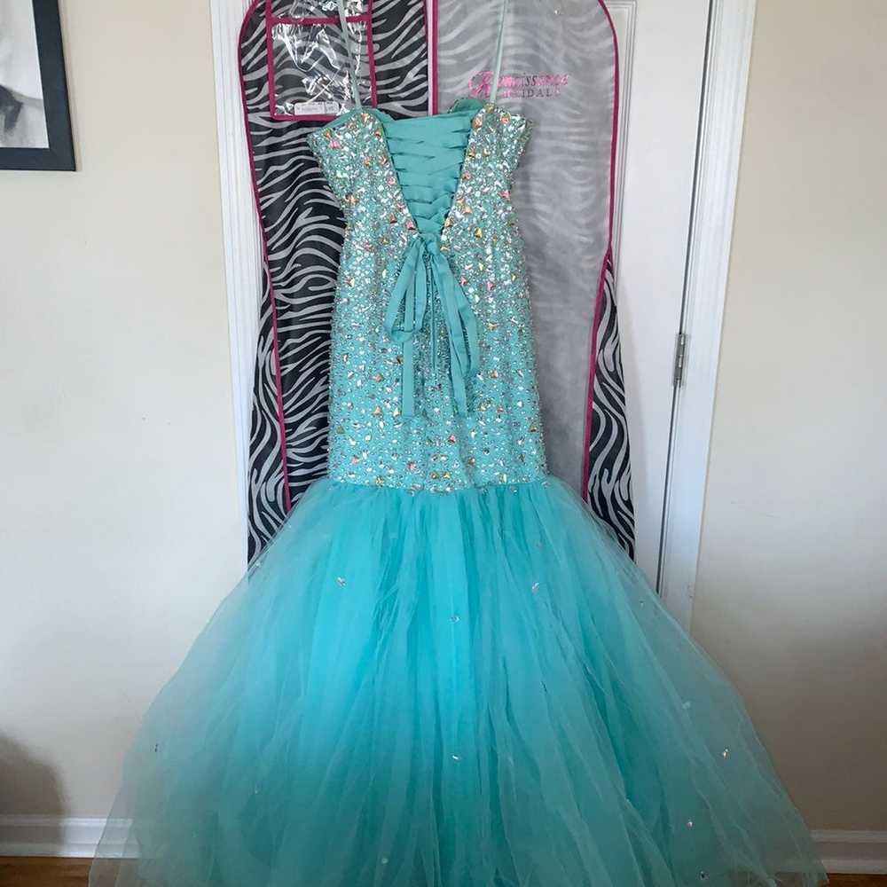 Size 4 Mermaid Prom Dress/ Pageant Dress - image 2