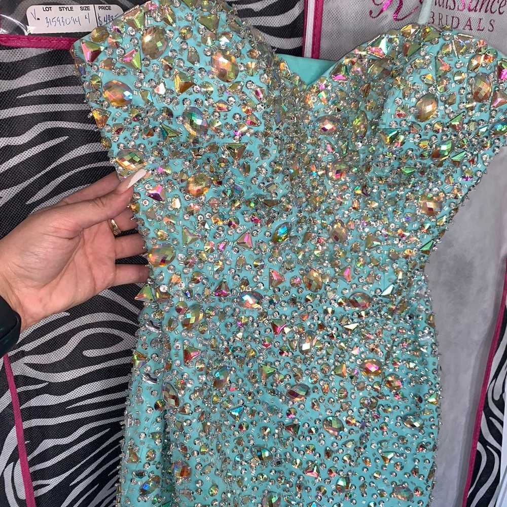 Size 4 Mermaid Prom Dress/ Pageant Dress - image 4
