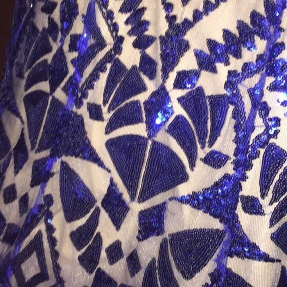 Le Gala By Mon Cheri Mermaid Blue Dress - image 3
