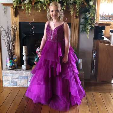 Purple Ellie Wilde Prom Dress - image 1