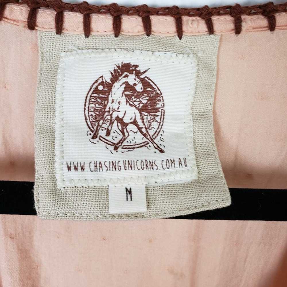 Chasing Unicorns Womens Size M Swiss Dot Crochet … - image 7