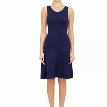 The Row Elvie Fit and Flare Navy Blue Dress Size … - image 1