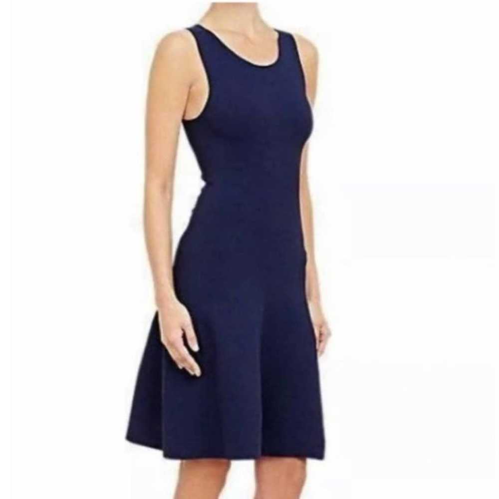 The Row Elvie Fit and Flare Navy Blue Dress Size … - image 2