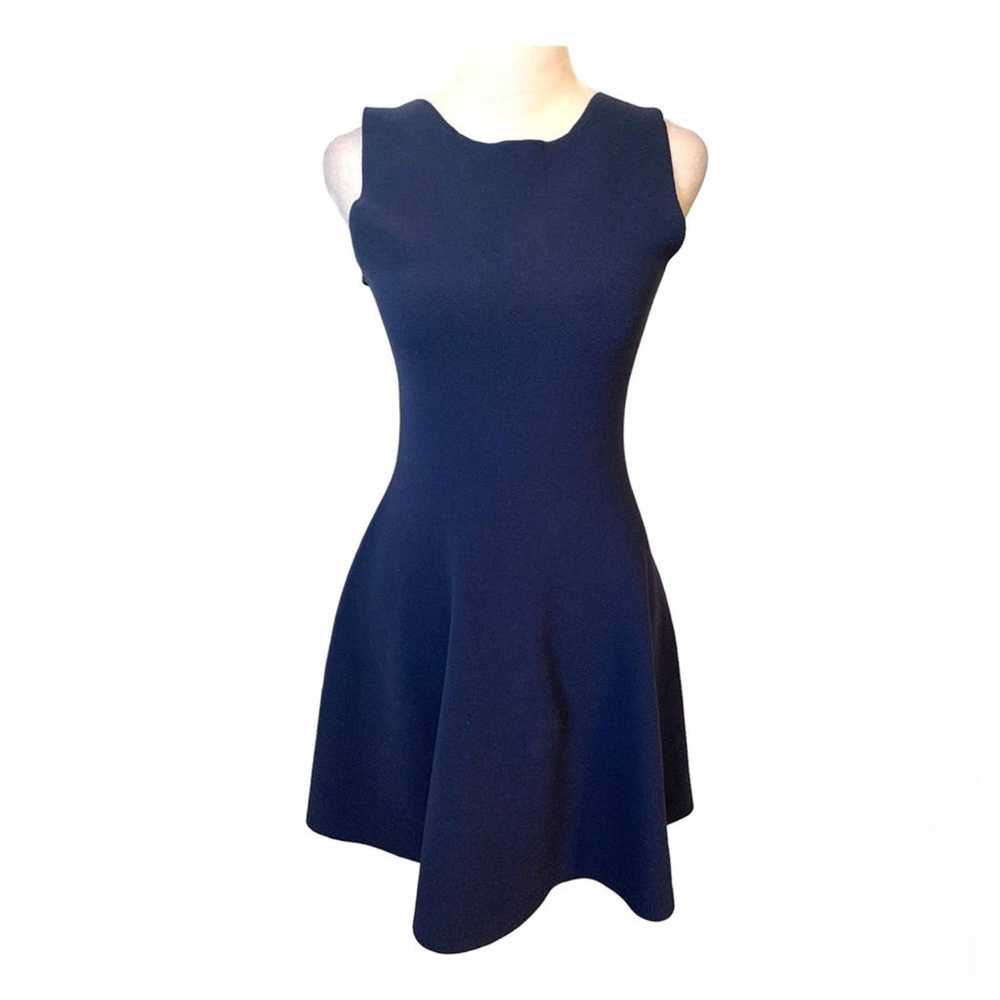 The Row Elvie Fit and Flare Navy Blue Dress Size … - image 3