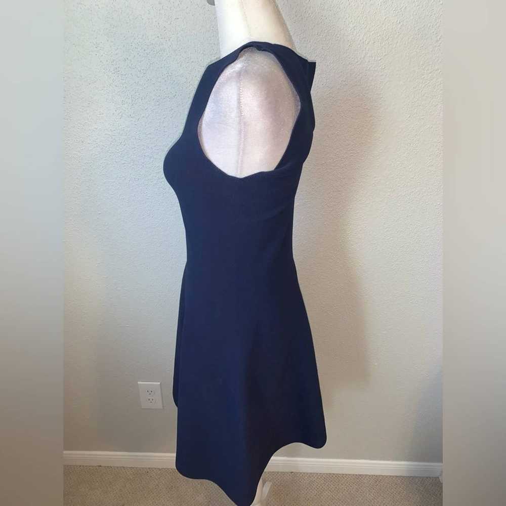 The Row Elvie Fit and Flare Navy Blue Dress Size … - image 4