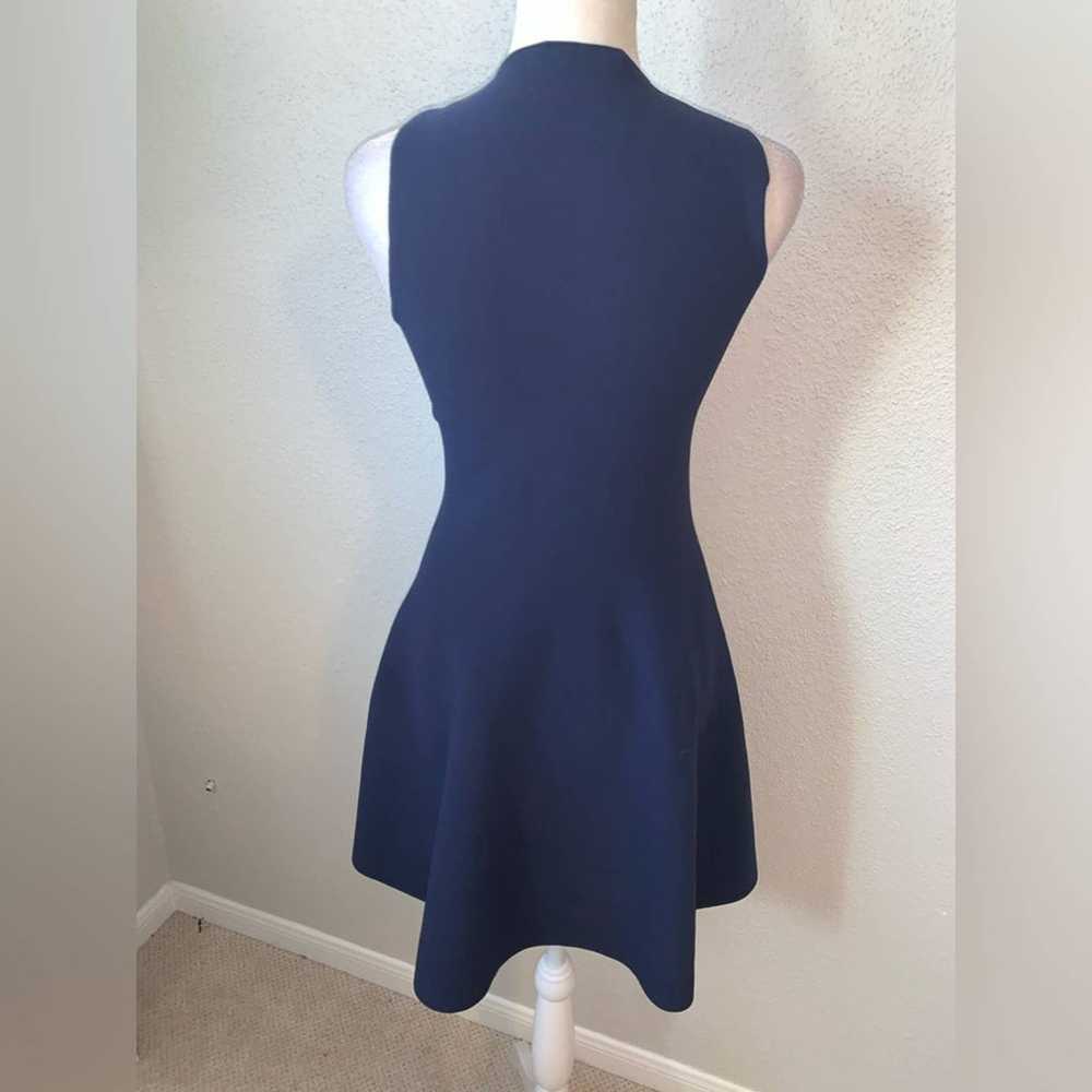 The Row Elvie Fit and Flare Navy Blue Dress Size … - image 5