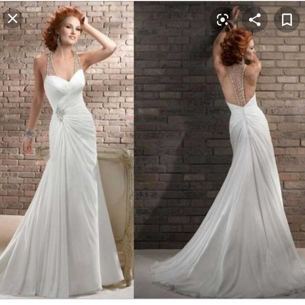 wedding dress size 10 (street size 6-8) - image 10