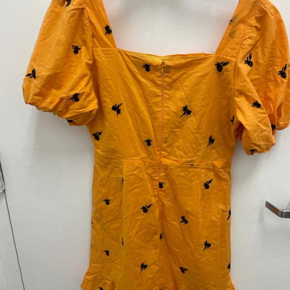 Mags Dress large yellow black Org $398 - image 2
