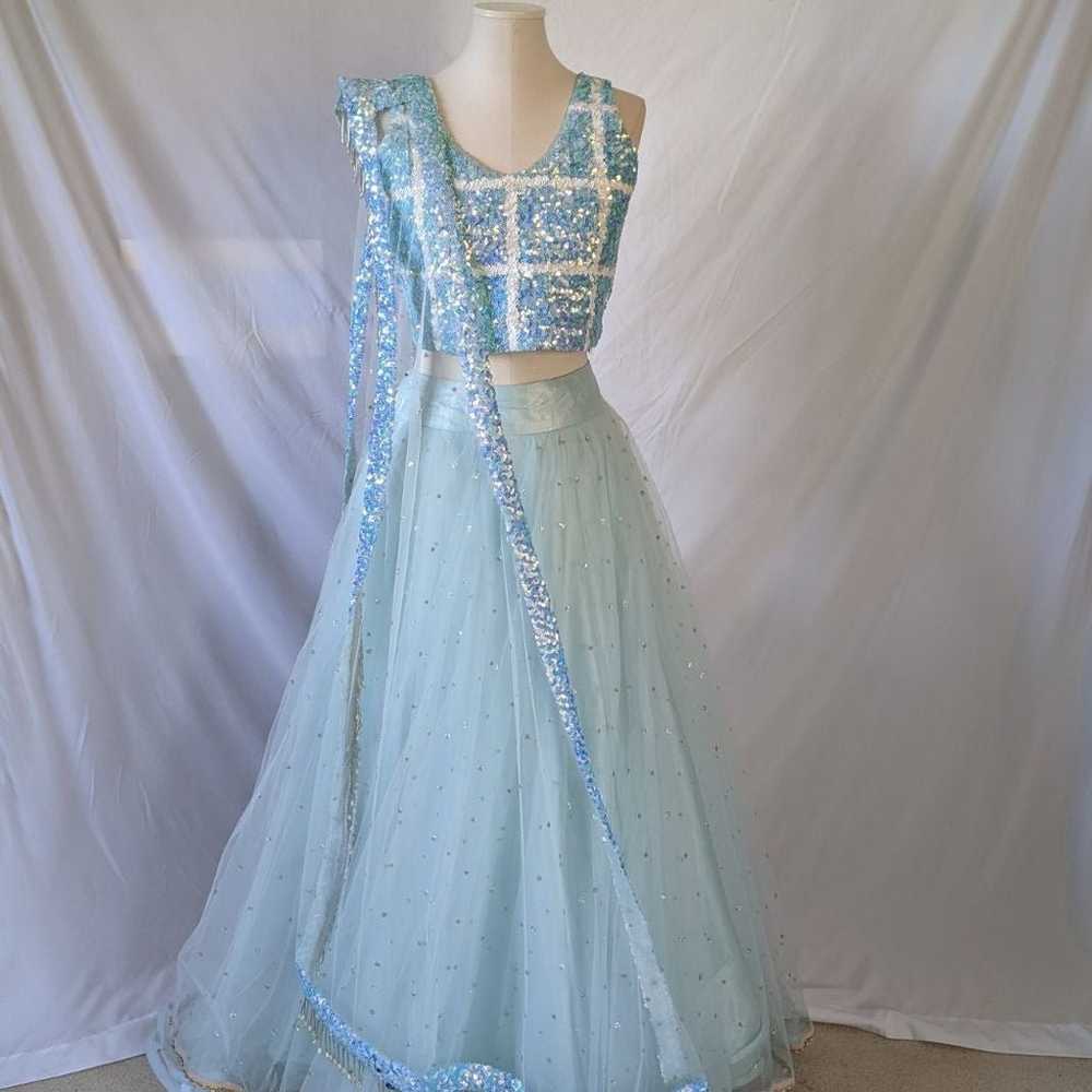 Indian Dress - Blue Lehenga Choli - image 1