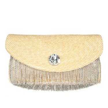バッグ MIU MIU ARCHIVE STRAW CLUTCH BAG POUCH Miu Miu Archive Straw Leather Clutch Bag Pouch Beige Red