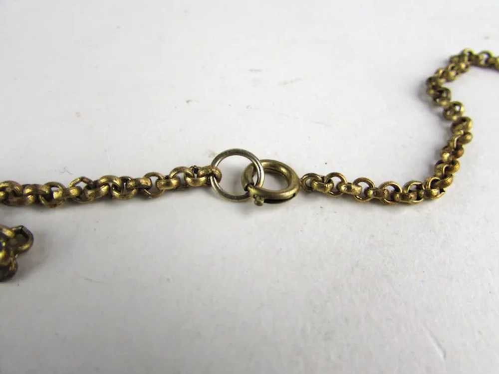 Vintage Necklace With Lots of Movement in Gold To… - image 7