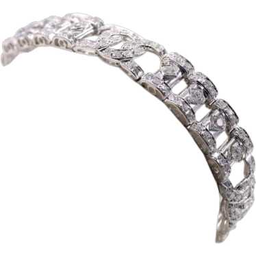 French Art Deco Diamond Bracelet