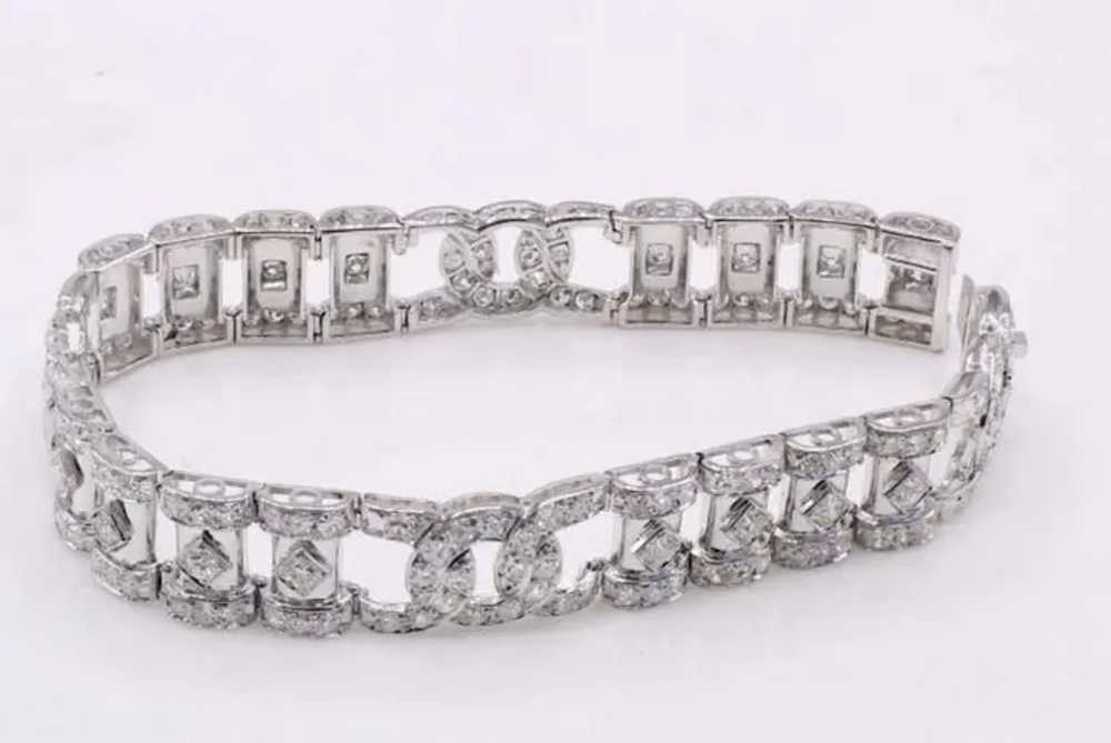 French Art Deco Diamond Bracelet - image 3