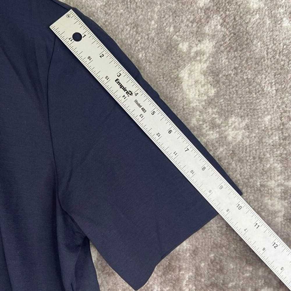 COS Men’s Polo Shirt Short Sleeve Blue Navy Stret… - image 4