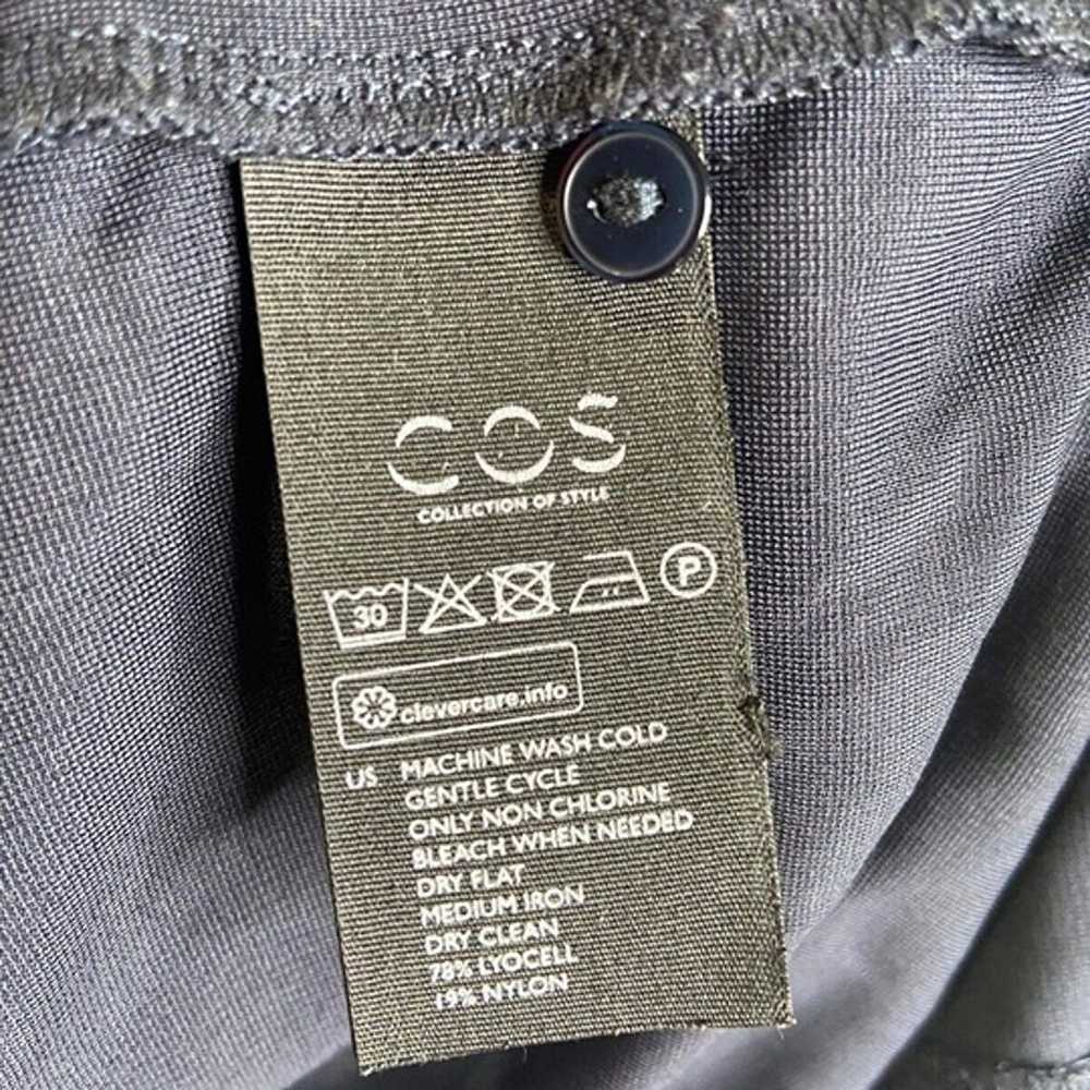 COS Men’s Polo Shirt Short Sleeve Blue Navy Stret… - image 7