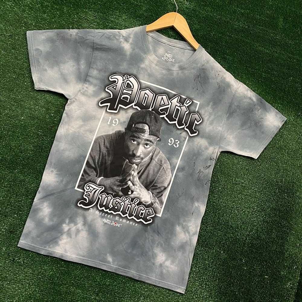 Poetic Justice 1993 Tupac Tie Dye T-Shirt Size Me… - image 3