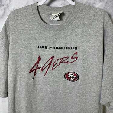 Vintage San Francisco 49ers T Shirt Mens 2XL Gray… - image 1