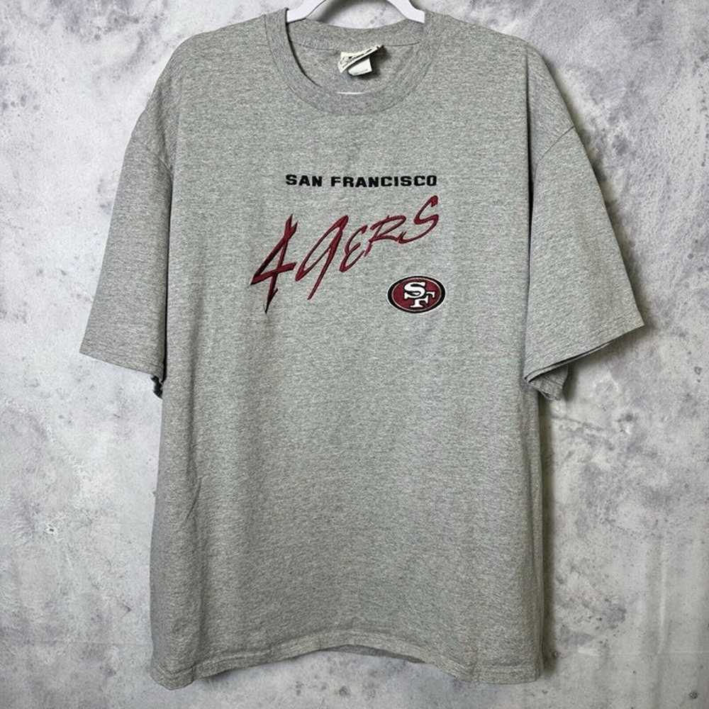 Vintage San Francisco 49ers T Shirt Mens 2XL Gray… - image 2