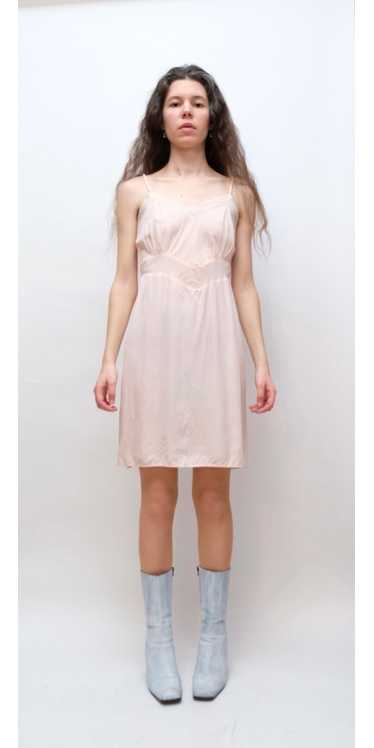 40s Pale Pink Slip Dress