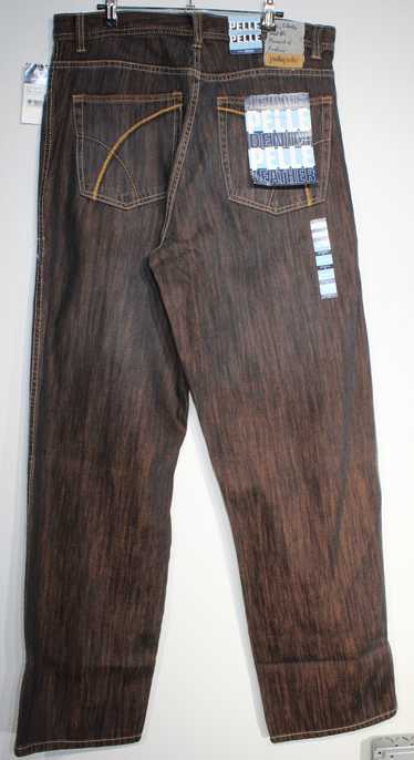 Vintage Pelle Pelle Brown Wash Jeans sz 36 New w/ 