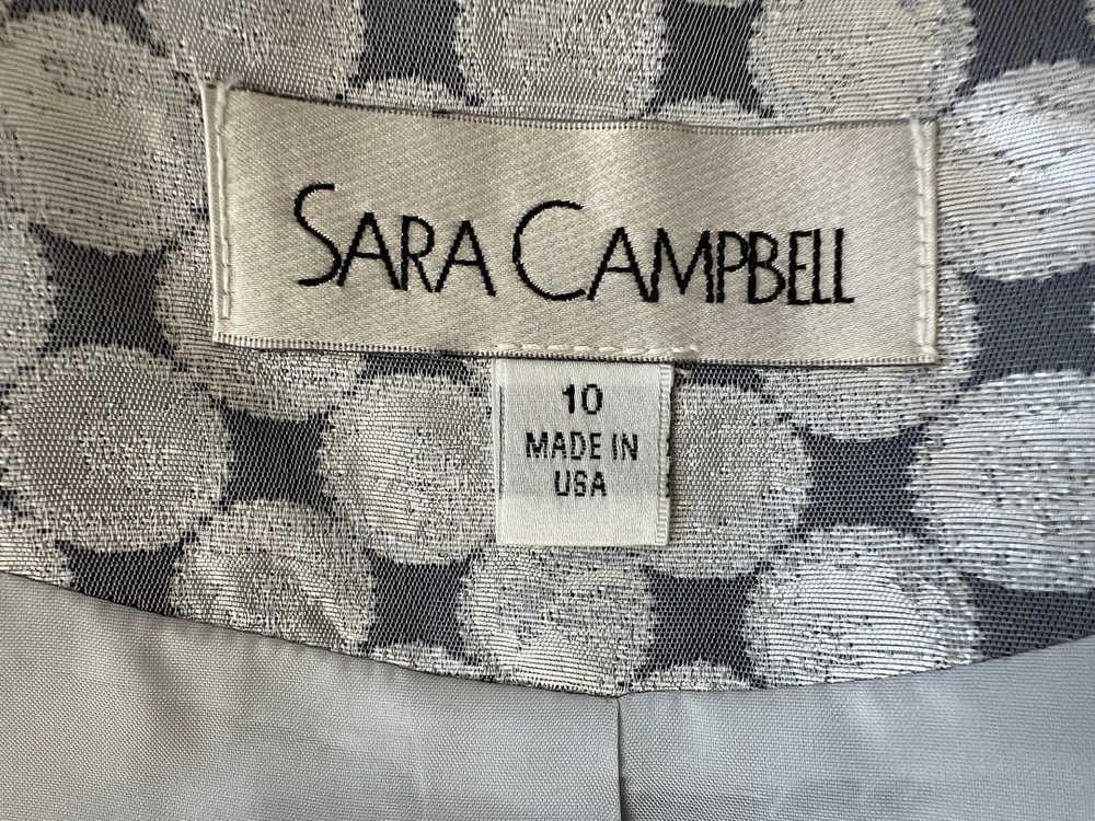 Sara Campbell Light Grey Coat with Jewel Detail, … - image 6