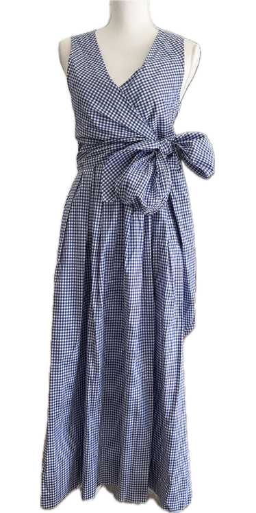 J. Crew Blue Gingham Wrap Dress, 2