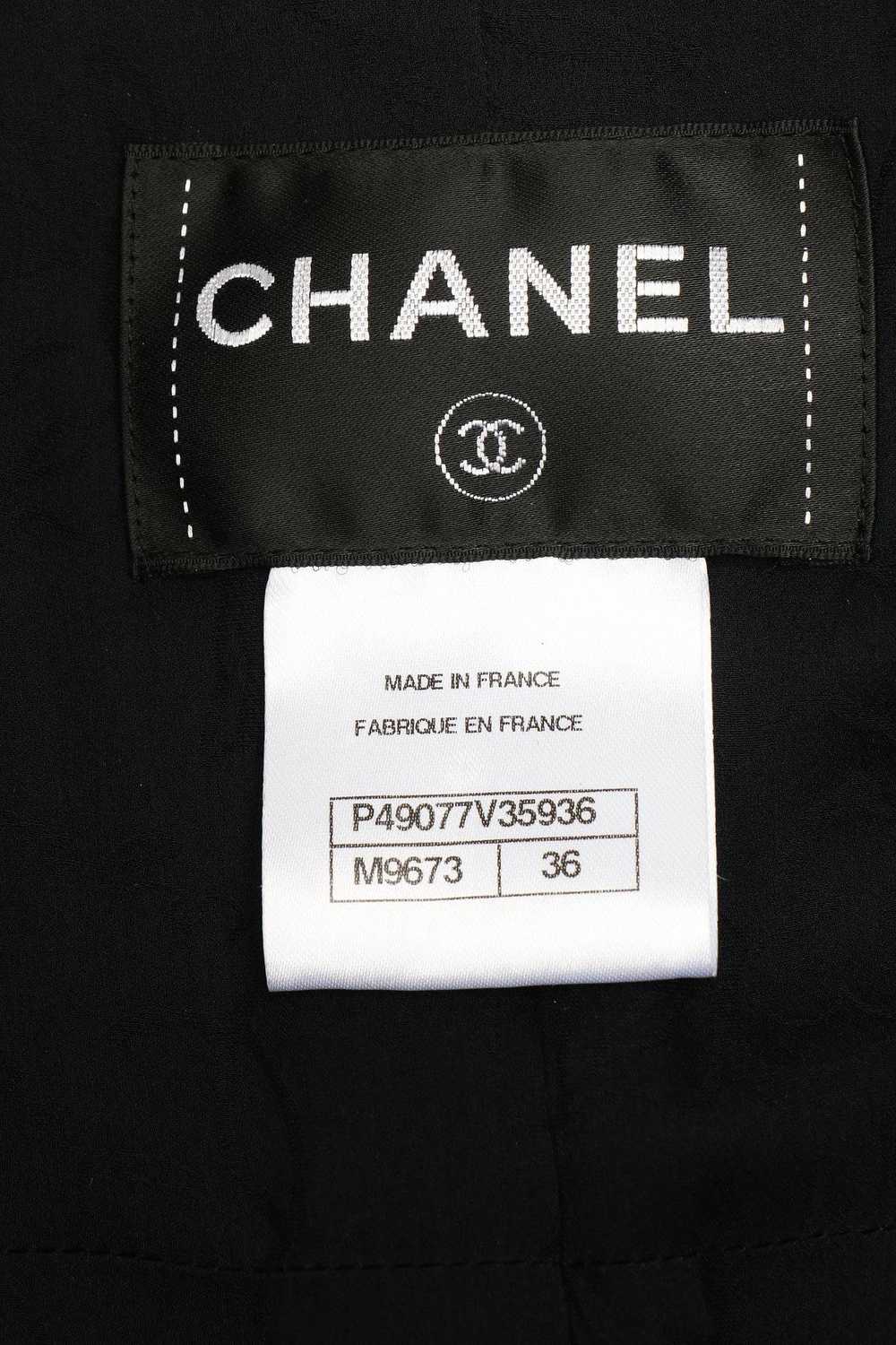 Chanel Chanel Black Double Breasted Longline Twee… - image 6