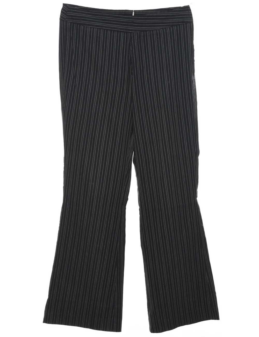 Pinstripes Black Trousers - W30 L29 - image 1