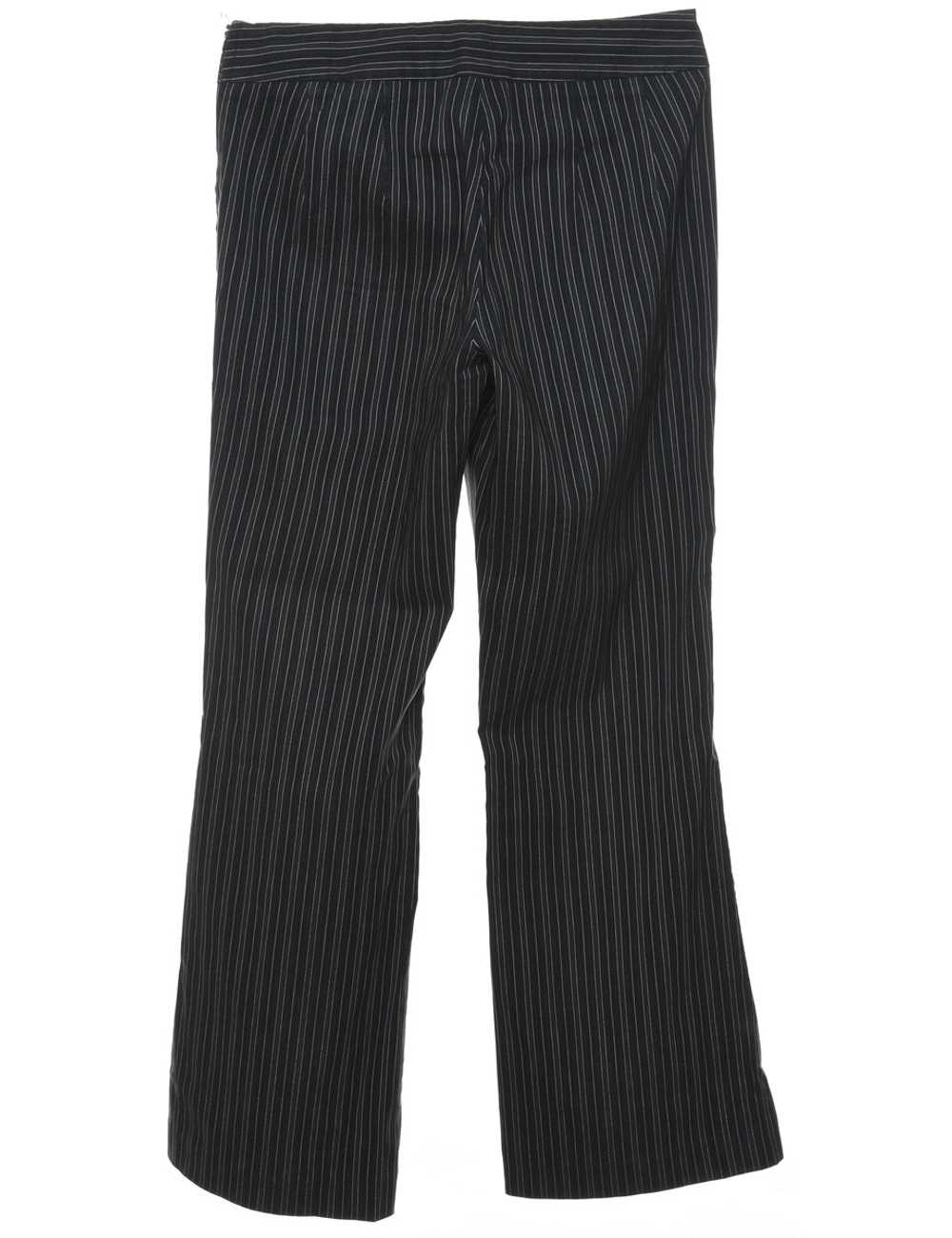 Pinstripes Black Trousers - W30 L29 - image 2