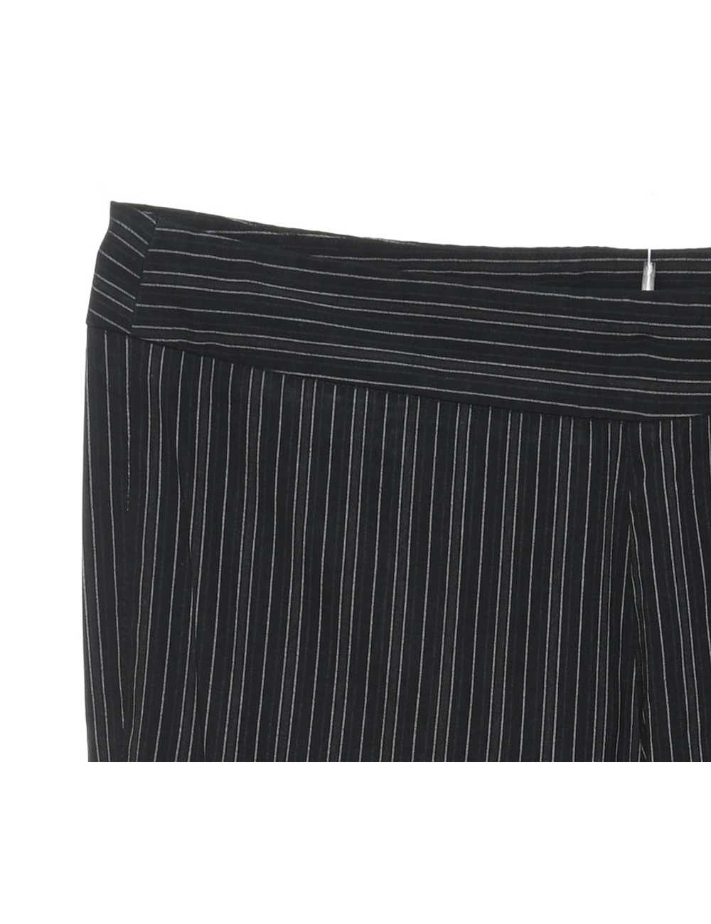 Pinstripes Black Trousers - W30 L29 - image 3