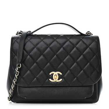 CHANEL Caviar Quilted Large Business Affinity Fla… - image 1