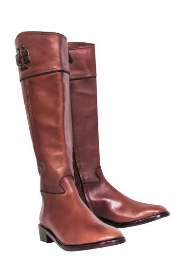 Tory Burch - Chestnut Brown Leather Riding Boots S