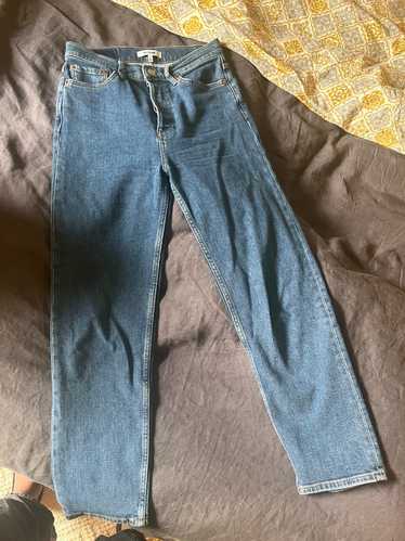RE/DONE 70s Ultra High Rise Stove Pipe Jeans (27) 