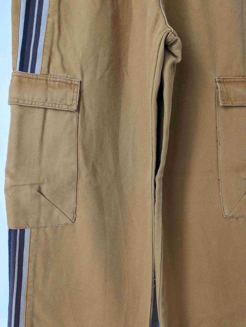 Cotton pants - Cargo/baggy in thick camel cotton … - image 3