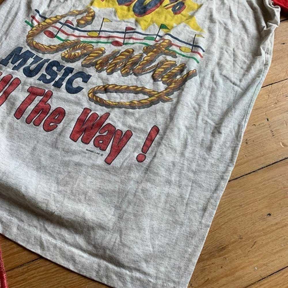Vintage 80s/90s Giant Country Music T-shirt - image 5
