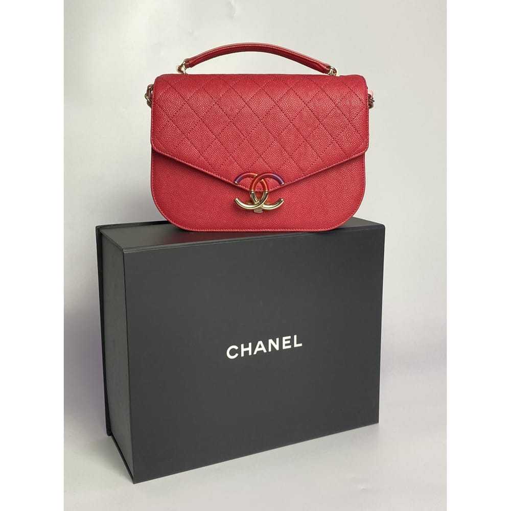 Chanel Coco Curve leather handbag - image 8