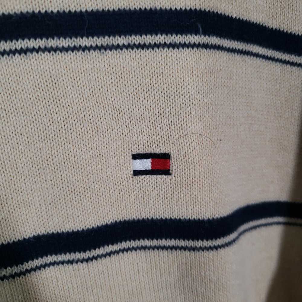 Tommy Hilfiger Mens Striped Long Sleeve V-Neck Kn… - image 3