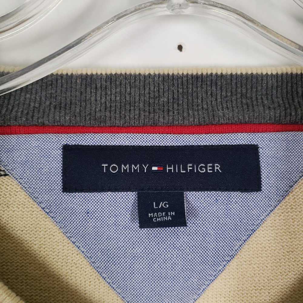 Tommy Hilfiger Mens Striped Long Sleeve V-Neck Kn… - image 4