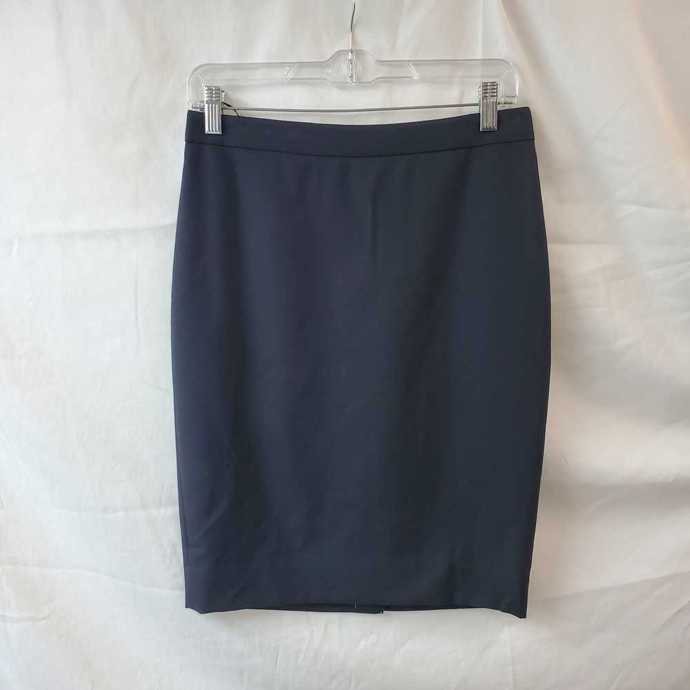 J. Crew Black Short Pencil Skirt Size 0 - image 1