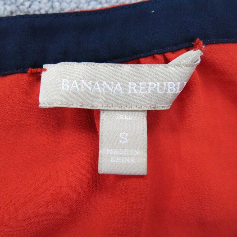 Banana Republic Womens Blouse Top Cap Sleeve Spli… - image 5