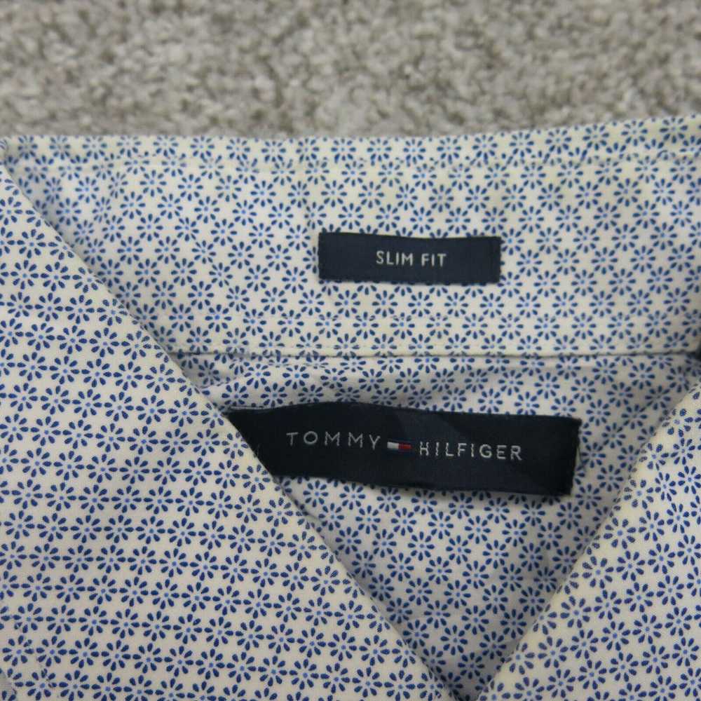 Tommy Hilfiger Mens Button Up Polka Dot Shirt Col… - image 5