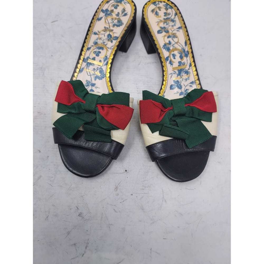 Gucci Leather sandal - image 2