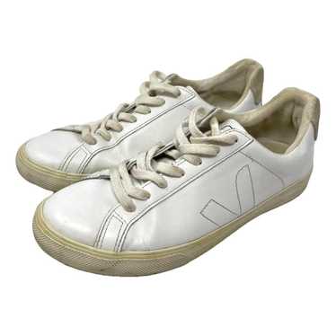 Veja Leather trainers - image 1