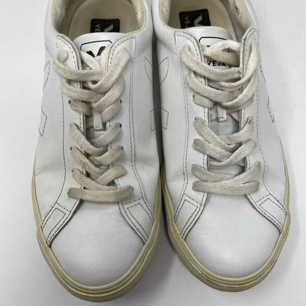 Veja Leather trainers - image 3