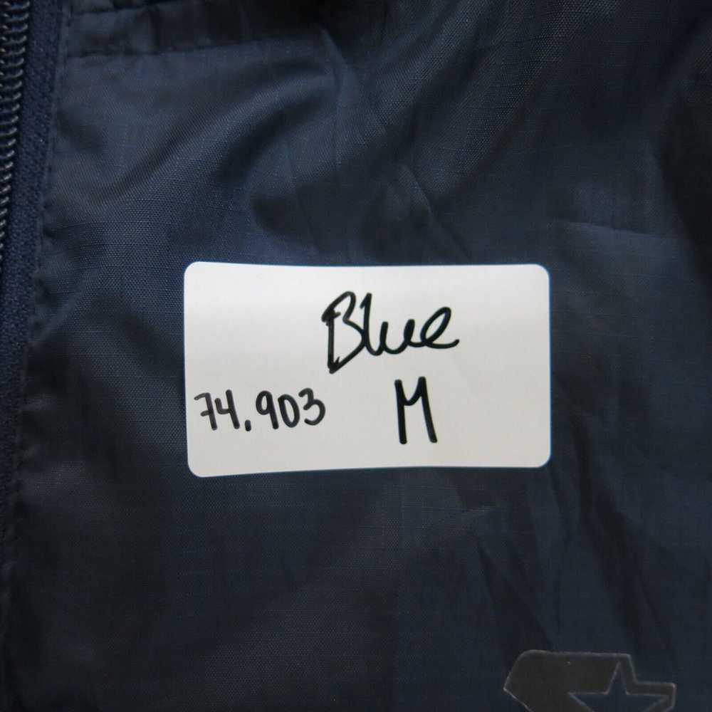 Starter Jacket Mens Small Blue Vintage Windbreake… - image 6