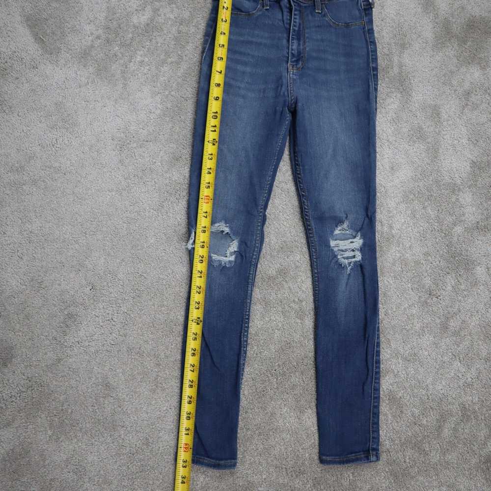 Hollister Womens Skinny Leg Jeans Mid Rise Blue S… - image 3