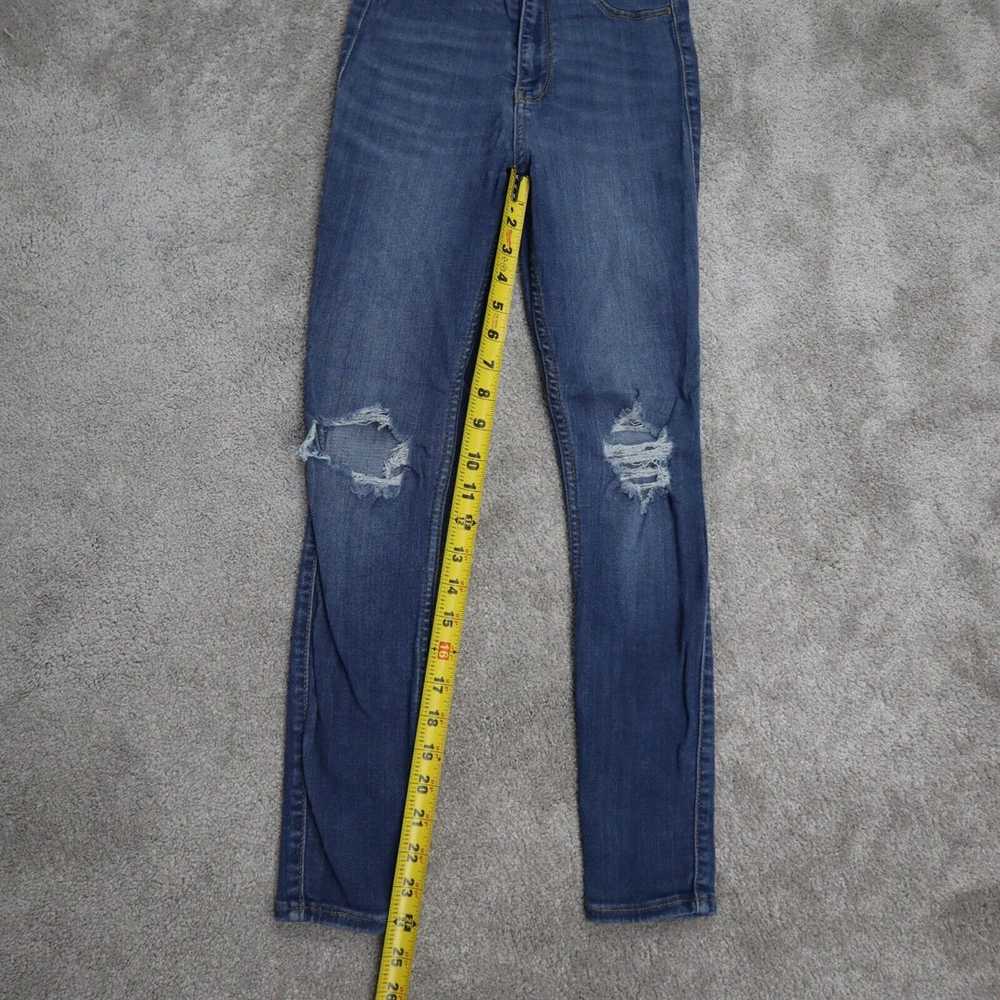 Hollister Womens Skinny Leg Jeans Mid Rise Blue S… - image 4