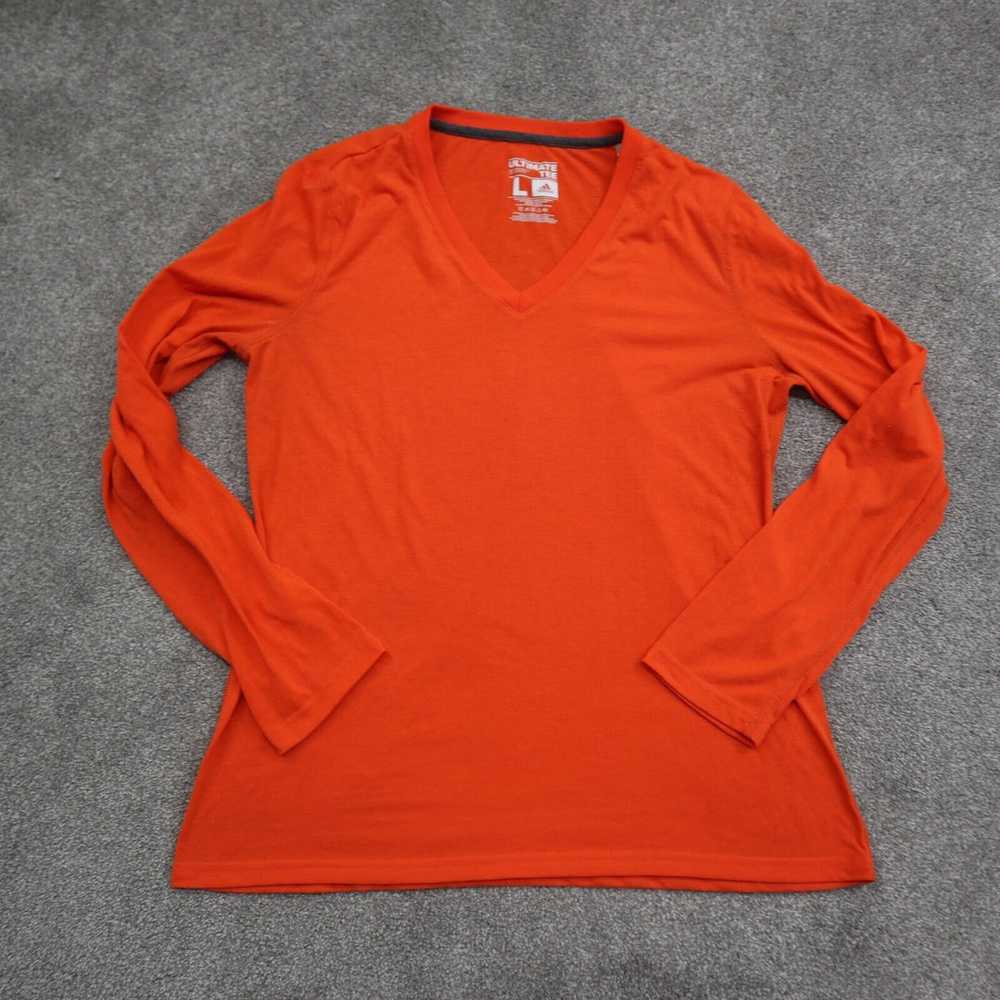 Adidas Womens Ultimate Tee Long Sleeve V Neck CLI… - image 1