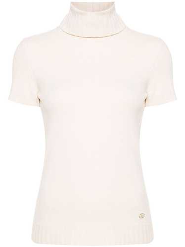 CHANEL Pre-Owned 2007 roll-neck knitted top - Neu… - image 1